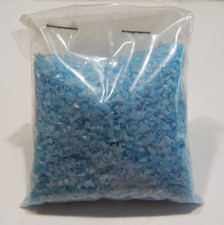 NOS "CRUSHED GLASS" for Ceramic Craft Stain Glass Windows - BLUE 2 OZ