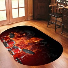 Drum Rug, Young Room Rug, Area Rug, Non Slip Floor, Decor Rug, For Living Room