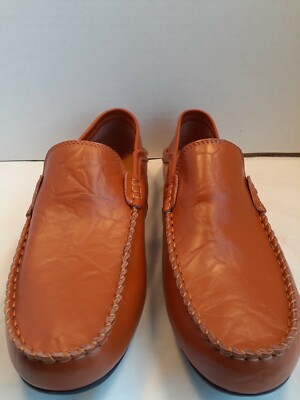 Mens Brown orange Boat Shoes Size 11