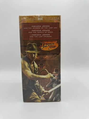 The Adventures of Indiana Jones VHS Box Set Trilogy 2000 LucasFilm *NEW* - Picture 2 of 6