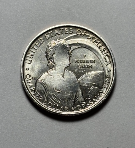 MASSIVE ERROR 2022-D Dr. Sally Ride Quarter MISSING FACE ERROR + SMOOTH ...