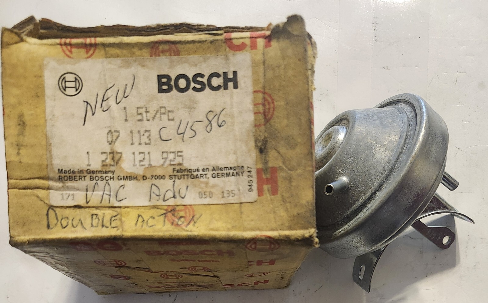 NOS Vacuum Advance Canister Bosch 1 237 121 925 07113 German Distributor VW BUS