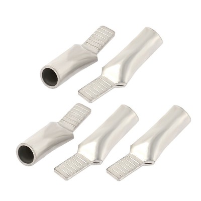 5 Pcs 45mm² Cable Lug Terminal Connector for 6mm 1/4'' Dia Bolt #F22