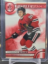 2023-24 SP Authentic Limited Red Rookie Connor Bedard Chicago Blackhawks