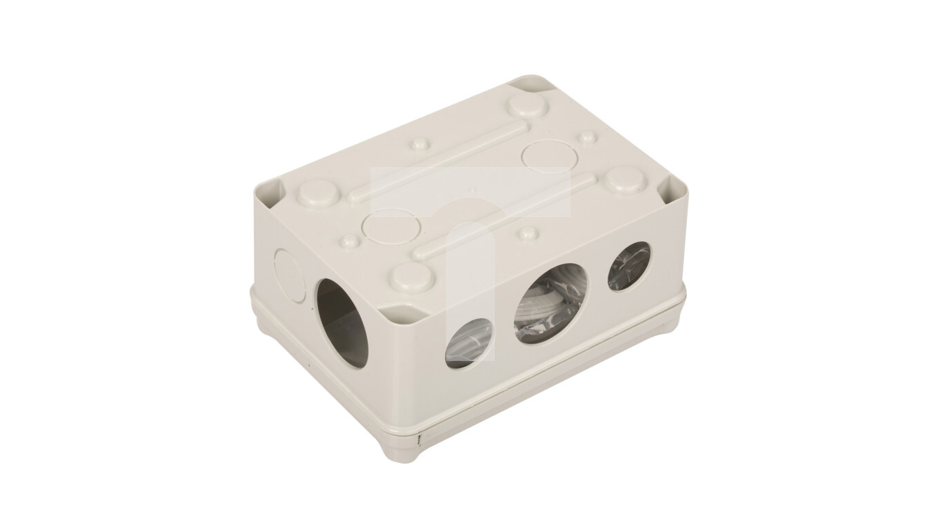 Surface-mounted box LIGHT 162x116x76 6xM25 4xM40 IP66/67 gray EV-161 /T2UK