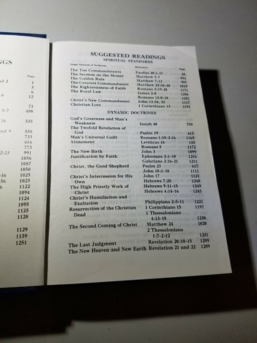 Holy Bible By Gideons Authorized King James Version 1978 Hardcover Bold Text - Picture 4 of 7