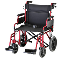 NOVA Heavy Duty Bariatric Transport Chair with 400 lb. Weight Capacity, 22  