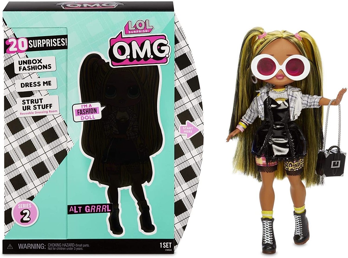 1 Authentic LOL Surprise ALT GRRRL 10” OMG Fashion Doll Series 2