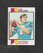 1973 Topps Dan Pastorini #225 ~ Houston Oilers ~ Nice NM Card