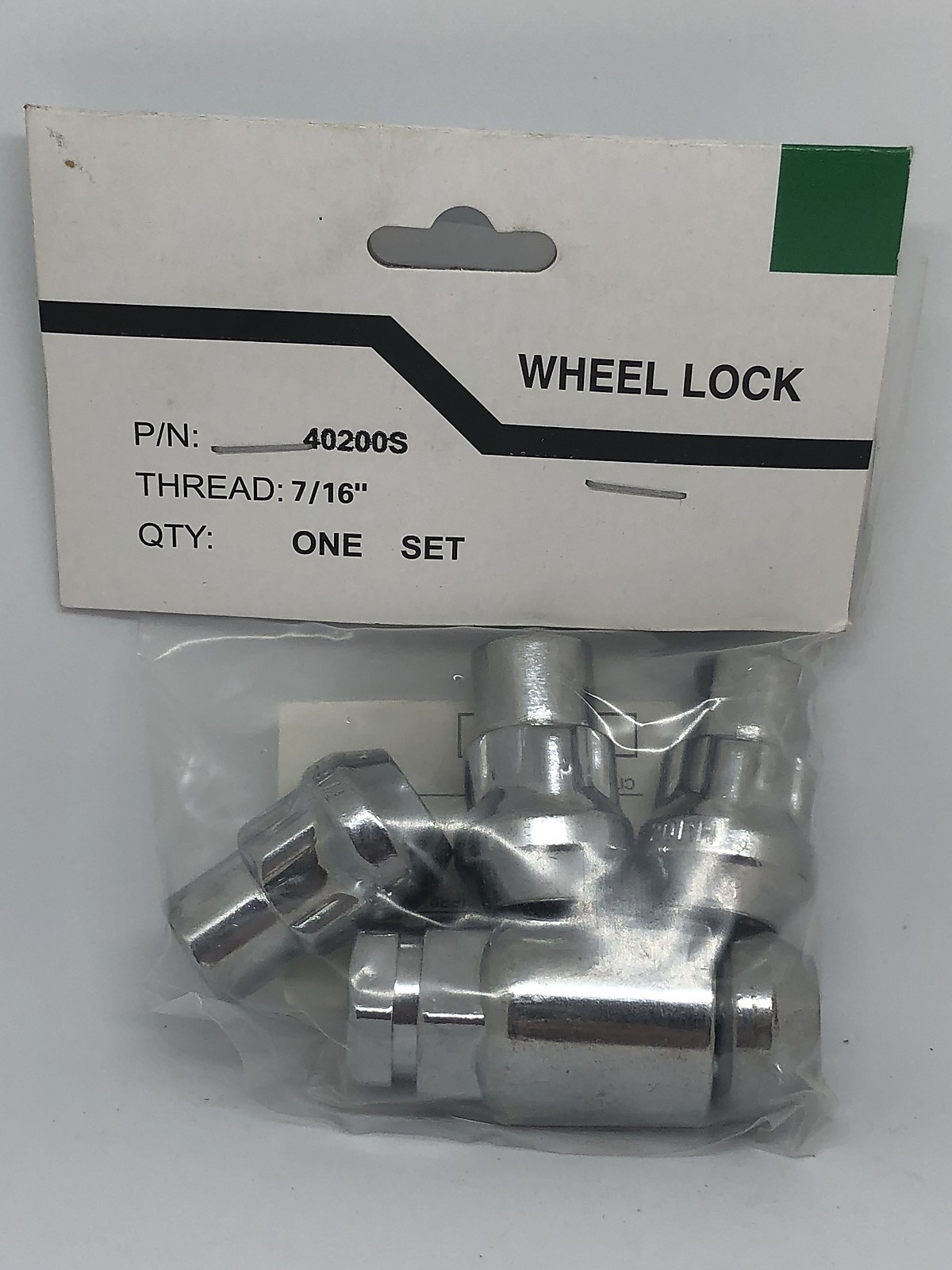 LUG WHEEL LOCK NUTS 7/16 CHROME BULGE ACORN LOCKING LUGS CHEVROLET ...