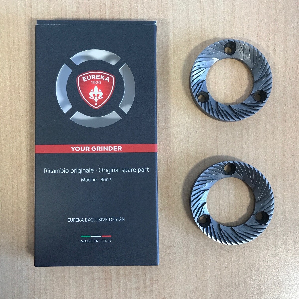 Eureka Mignon Grinder 50mm Grinding Burrs Set (MAC50CP) Boxed Made In  Italy