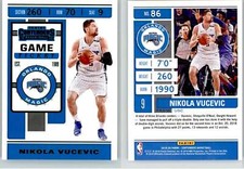 Nikola Vucevic 2019-20 Contenders Game Ticket Green #86 Magic