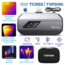 TOPDON TC002 Thermal Camera for iPad iPhone Lightning Port 256 × 192 IR pixels