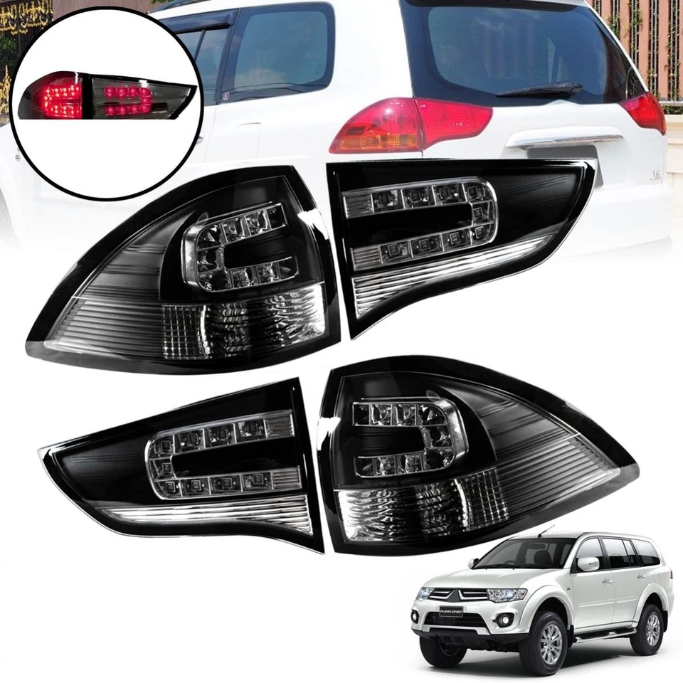 Luz trasera LED humo LR para Mitsubishi Montero Sport Pajero 2009-2015 Foto 3 de 4