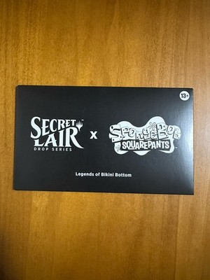 SpongeBob Legends of Bikini Bottom Non-Foil Edition Secret Lair Sealed