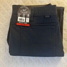 Colorado Clothing Men's Utility Pant Relaxed Fit 2 Way Stretch Fabric Blue 34