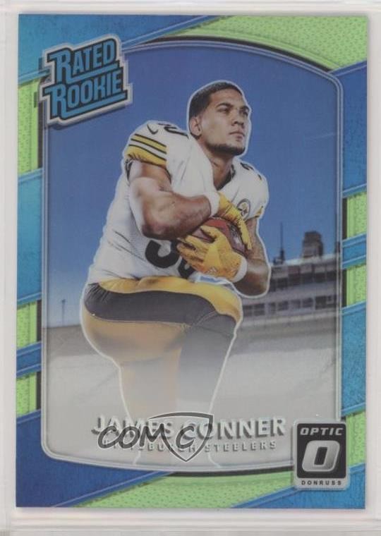 2017 Donruss Optic Rated Rookie Lime Green Prizm James Conner #172 1u3
