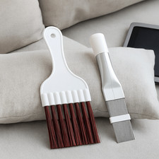 2Pcs/Set Cleaning Tool Air Conditioner Condenser Fin Comb AC Fin Cleaning Brush
