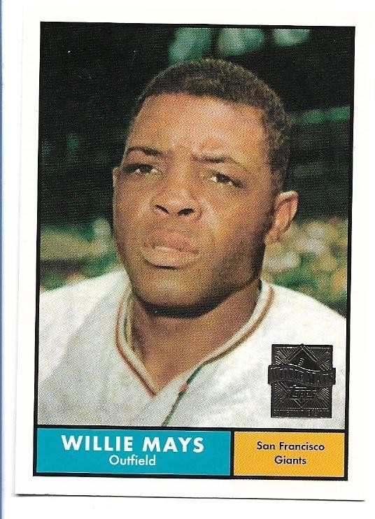 Willie Mays 1997 Topps Commemorative Reprint #14 - San Francisco Giants