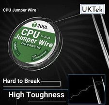 2UUL FX-002S Ultra-fine Silver jumper jump Wire 0.02MM 100m conductive