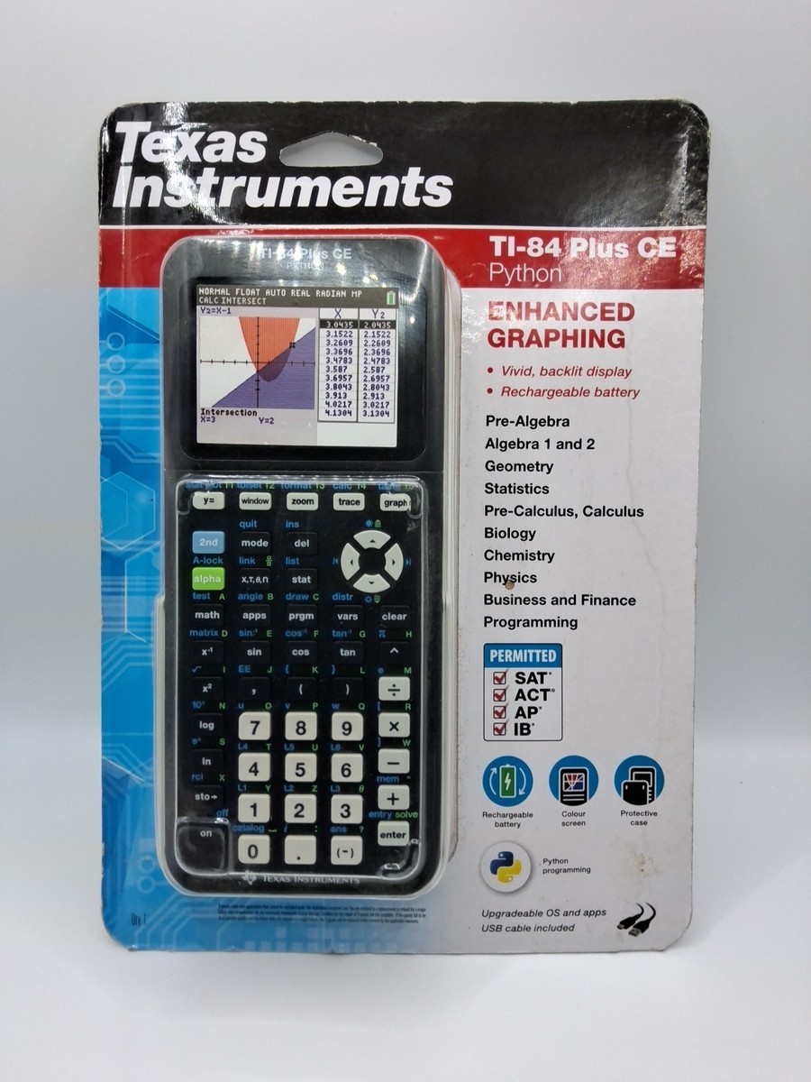 Texas Instruments Ti84 Plus CE Colour Graphing Calculator