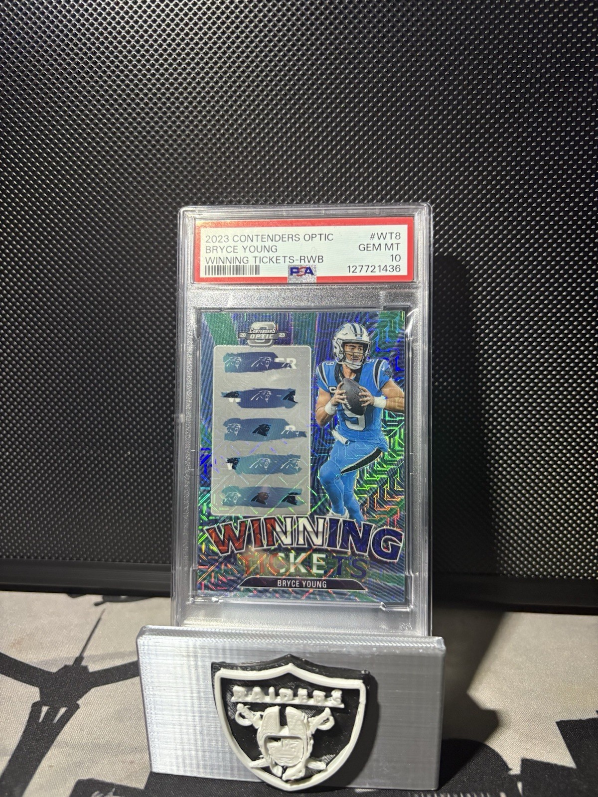 Bryce Young Panini Contenders Optic Winning Tickets #WT8 Base