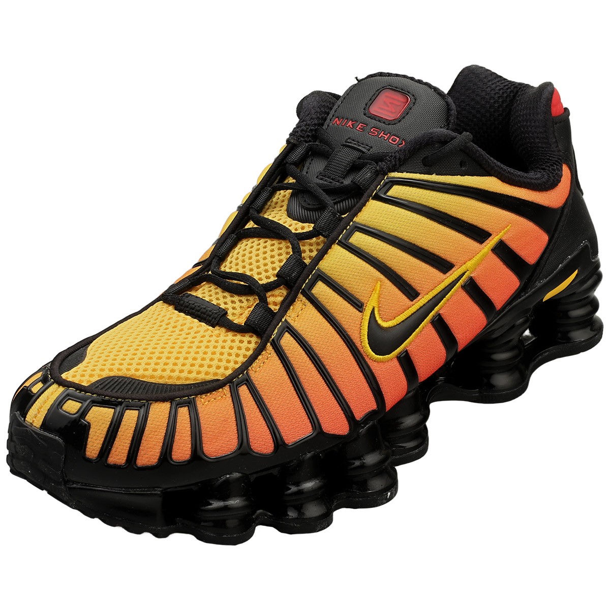 Nike Shox Tl Mens Fashion Sneakers in Black Yellow - 11 US