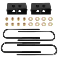 2" Rear Leveling Lift Kit + U-Bolts Fit For Ford F-150 2021 2022 2023 2024