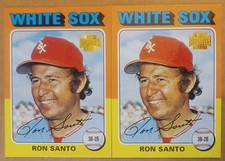 2001 TOPPS ARCHIVES #140 CHICAGO WHITE SOX RON SANTO HOF [2] 1975 MINT 06761