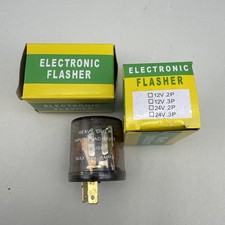 2 Pin Electronic LED Flasher Relay 12V LED Turn Signal Light Blinker Relay READ