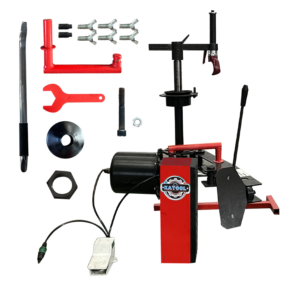Mini Tire Changer Machine 10-21 Inch Air Bead Breaker Compact Mobile Car Repair