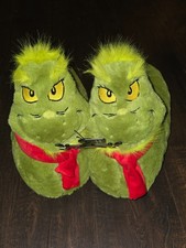 New Men's "The Grinch" Christmas SLIPPERS Size 13 14 NWT