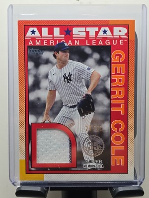 2025 Topps Series 2 Gerrit Cole 1990 Topps All-Stars Relic 2025 Topps Series 2 Gerrit Cole 1990 Topps All-Stars Relic
