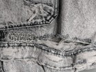 Men's Empyre 40 Relax Loose Skate Baggy Jeans Y2K Scramble Grey Distressed Acid — photo 9