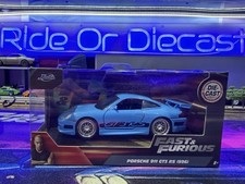 Jada 1/32 Fast & Furious Porsche 911 GT3 RS (996) Blue Diecast Model BNIB