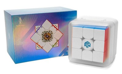 GAN 12 UI Free Play 3x3 UV Coated Bluetooth Smart Cube (PowerPod Charger)