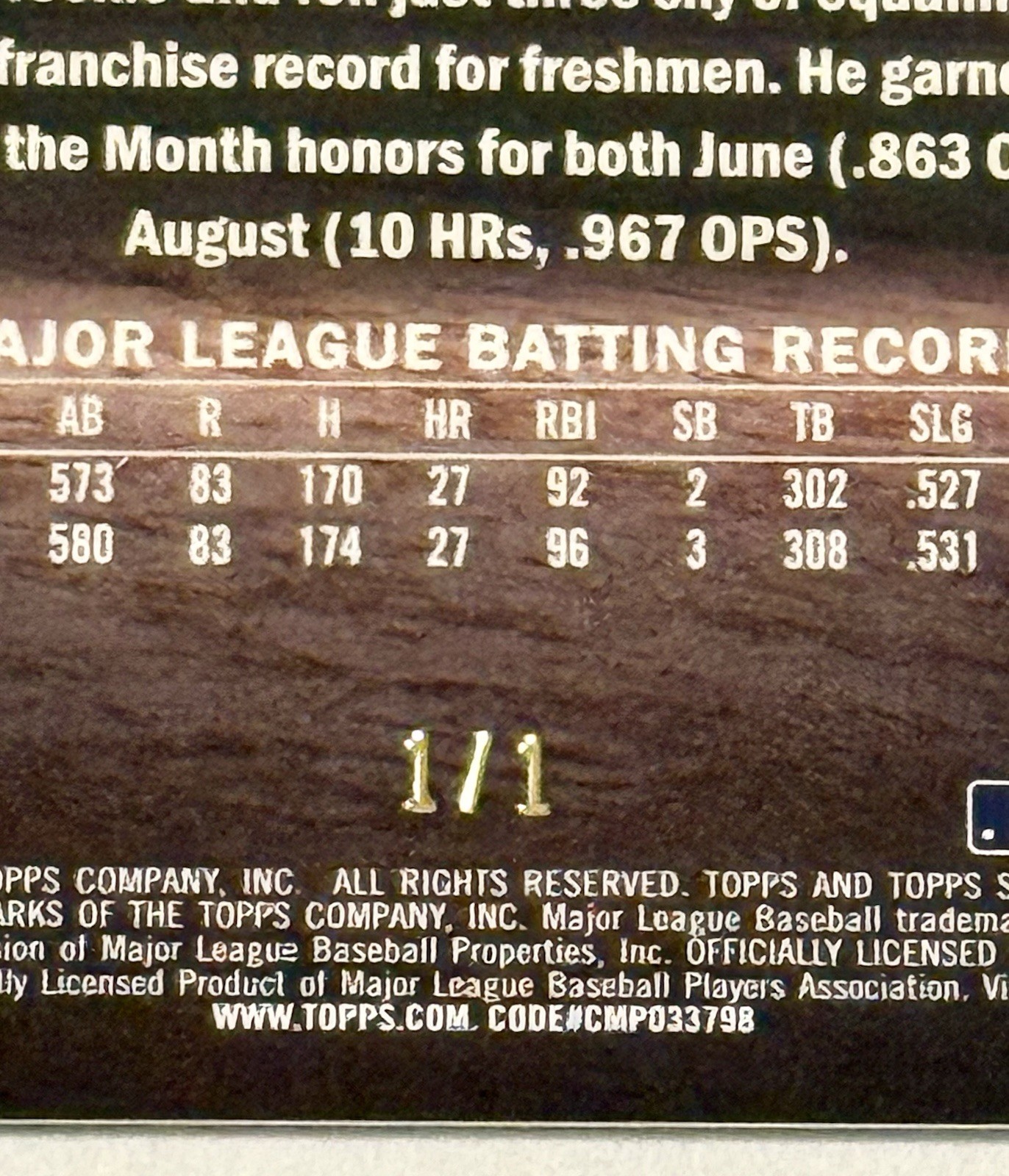 2019 Topps Stadium Club Chrome Miguel Andujar Superfractor 1/1 Yankees Padres As view 4