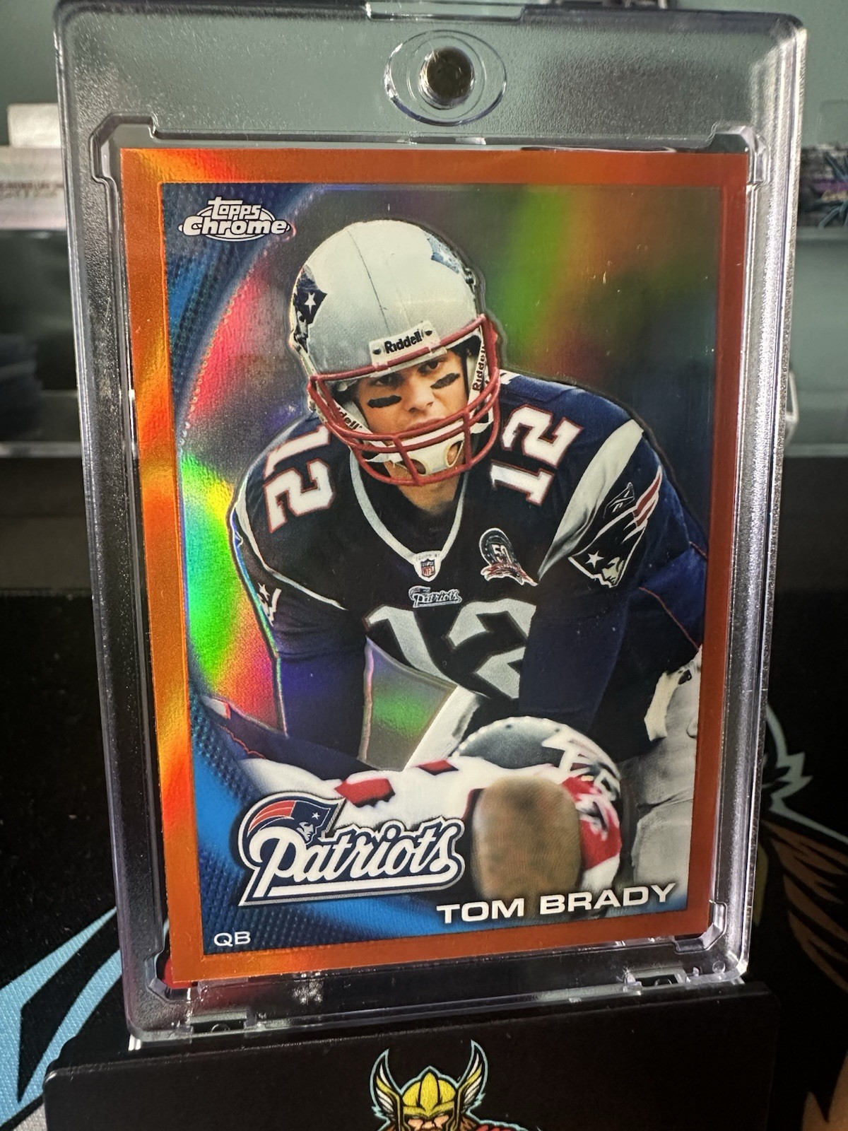 2010 Topps Chrome - Tom Brady #C80 Orange Refractor