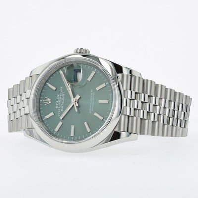 Rolex Datejust 36 Jubilee Mint Green Dial Stainless Steel 126200