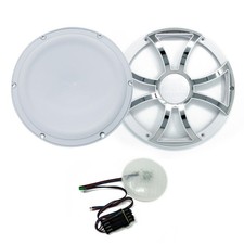 Wet Sounds REVO 12 12" White Subwoofer  12" RGB LED Grill