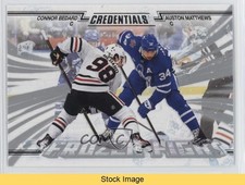 2024 Upper Deck Credentials Frozen Fight Connor Bedard Auston Matthews #BM READ