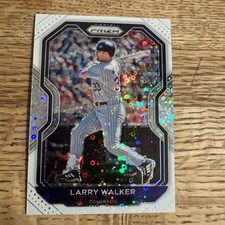 Larry Walker 2021 Panini Prizm White donut circles #69 hall of fame 3/5 SSP 