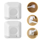 2Pcs Curtain Rod Bracket Curtain Rod Holder Hook Curtain Brackets Heavy Duty