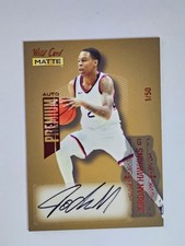 2023 Wild Card Matte Draft - Premium Autographs Jordan Hawkins Gold-Red Foil /50