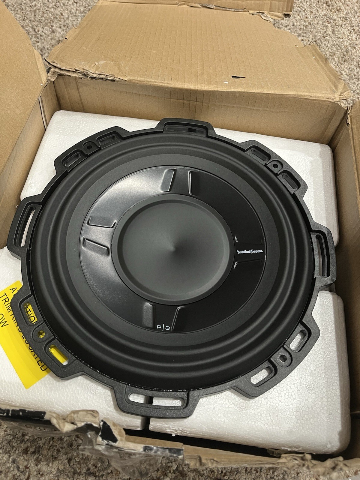Rockford Fosgate P3SD4-10 10&rdquo; Punch P3S Shallow Subwoofer DVC 4-Ohm NEW Open Box