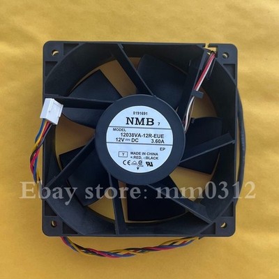 1pc  large air flow cooling fan  12038VA-12R-EUE 12038 12V 3.6A 12CM #ac