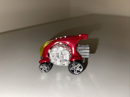 Hot Wheels First Editions Cyclops - 2006 - Dark Red - Blue Tampo Variation Loose - Picture 3 of 6