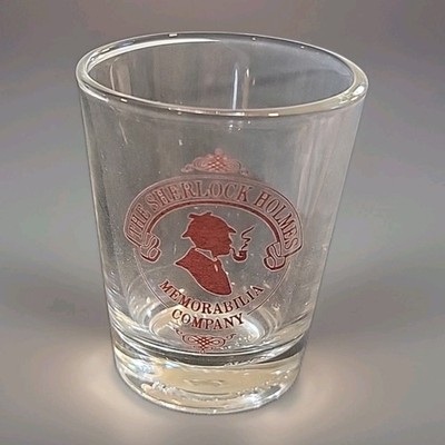Vintage Sherlock Holmes Memorabilia Company Mystery Souvenir Shot Glass 