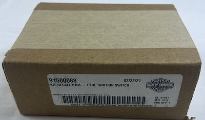 HARLEY DAVIDSON GENUINE IGNITION SWITCH RECALL KIT 0168 FXDL 91500088
