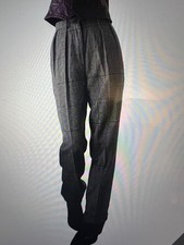 High Waisted Ralph Lauren Purple Label Wool Pants pockets Size 0-2